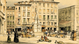 Mira cómo era tu ciudad antes de que existiera la fotografía en esta alucinante galería de acuarelas